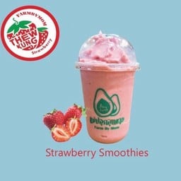 สตรอเบอรี่นมสดสมูทตี้