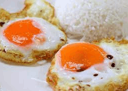 ข้าวไข่ดาว 2 ฟอง