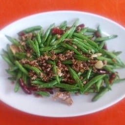 ผัดถั่วฝักยาว