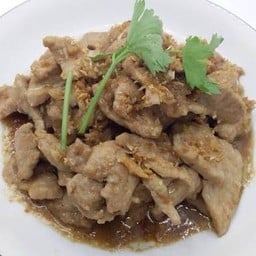 ข้าวราดกระเทียม