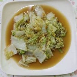 ผัดผักกาดขาวน้ำมันหอย