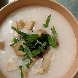 โจ๊กเจ เนืั้อเจ เห็ดหอม  Vegetarian porridge, vegetarian meat, fragrant
