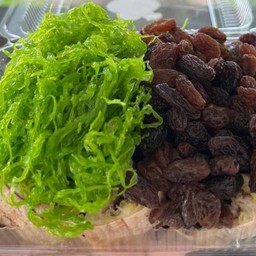 กล้วยปิ้งทูโทน ฝอยเตยลูกเกด