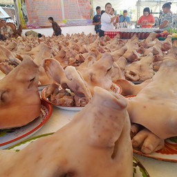 หัวหมูไหว้พร้อมขาหาง