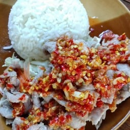 ข้าวหมูย่างมะนาว