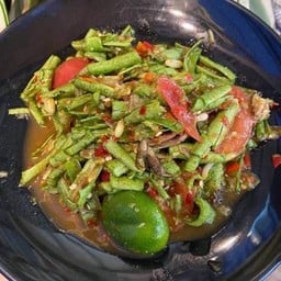 ตำถั่ว + ไข่ต้ม