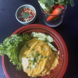 ข้าวรดไข่ข้น