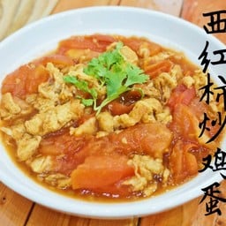 31.มะเขือเทศผัดไข่