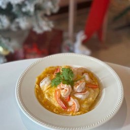 ข้าวไข่ขยี้กุ้ง