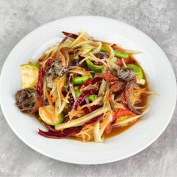 ตำปูปลาร้า มะนาวแท้