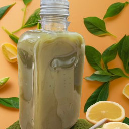 Matcha-Lemon Honey ( มัทฉะ-เลม่อนน้ำผึ้ง ) บรรจุขวด ขนาด 250 ml