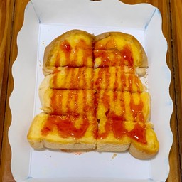 ปังปิ้งเนย-ราดสตอเบอรี่