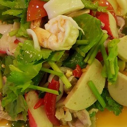 ยำรวมมิตรน้ำปลาร้าหรือไม่ปลาร้า(โปรดระบุ)