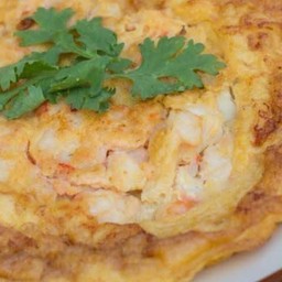 ข้าวไข่เจียวกุ้งสับ