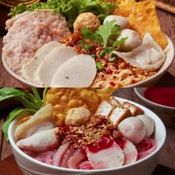 ก๋วยเตี๋ยวโคตรยำ+ก๋วยเตี๋ยวโฟทรงเครื่อง