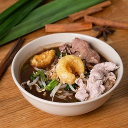 ก๋วยเตี๋ยวธรรมดาคู่แคบหมู1ชุด