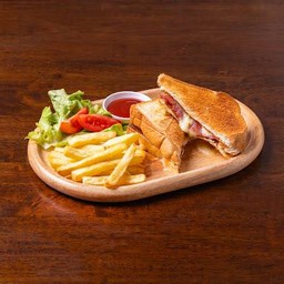 Ham&cheese hot sandwich