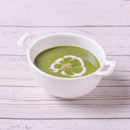 Spinach potage soup