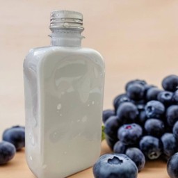นมสดบลูเบอรี่