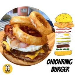 Onionrings Pork Burger