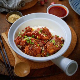 ข้าวไก่แซ่บหมาล่า咸鱼炒饭