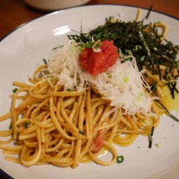 พาสต้าเมนไทโกะแซ่บ ผัดแบบแห้ง