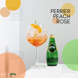 Perrier Peach Rose