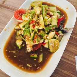 [อร่อยซ่ากับโค้ก] ตำแตง +  โค้ก ออริจินัล (กระป๋อง) 