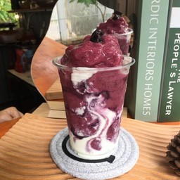 #บลูเบอร์รี่โยเกิร์ต  #HOMEMADE 
#โยเกิร์ตทำเอง