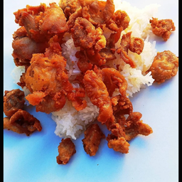 หนังไก่ทอด รสเด็ด