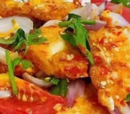 ยำไข่ดาว(ราดข้าว)