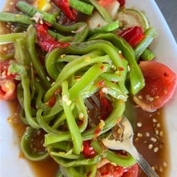 ตำผักงูเขียว ก๊งฉ่าย 🐍