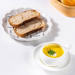 Bread  with soup of the day