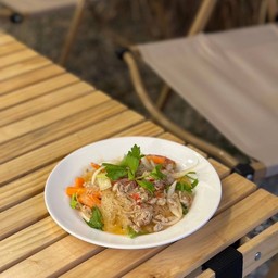 ยำวุ้นเส้นหมูสับ