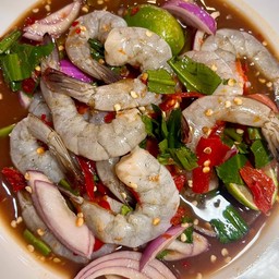 ยำกุ้งสด