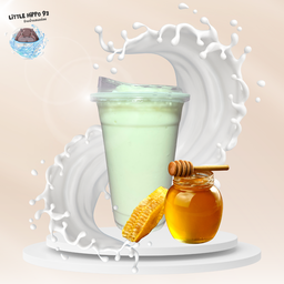 นมสดน้ำผึ้งปั่น