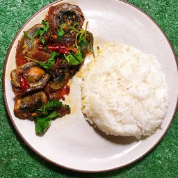 โปรโมชั่นกระเพราไข่เยี่ยวม้า ฟรีน้ำ1แก้ว