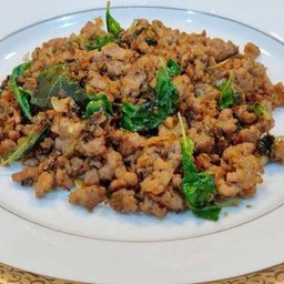 กระเพราหมูสับเด็ก ไม่พริก