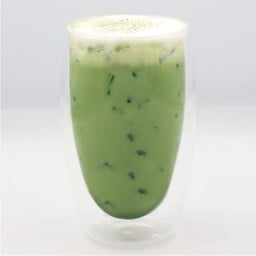 ชาเขียวมัทฉะลาเต้เย็น