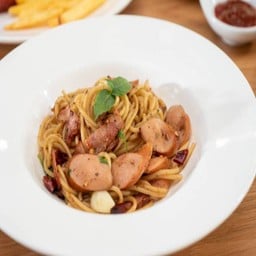 สปาเก็ตตี้ผัดพริกแห้ง