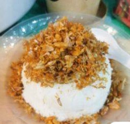 ข้าวสวยกระเทียมเจียว