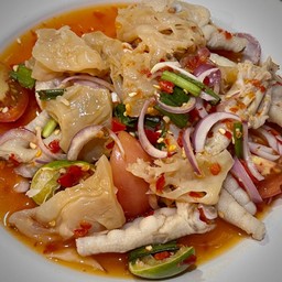 ยำแมงกระพรุนขาไก่