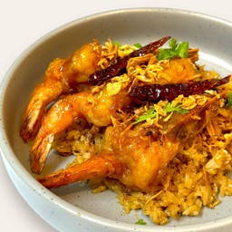 ข้าวผัดกุ้งซอสมะขาม