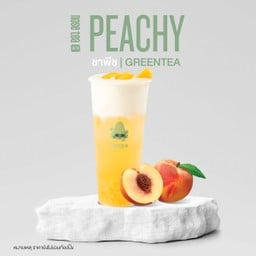Peachy green tea