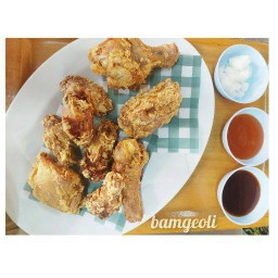 เซ็ตไก่ทอด แยกซอส S 8ชิ้น Deep fried  chicken set  small