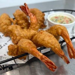 กุุ้งชุปแป้งทอด Batter-Fried Prawns