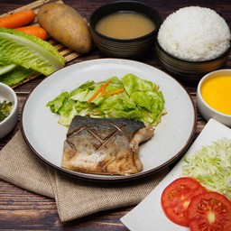 ชุดสเต็กปลาสำสีญี่ปุ่น