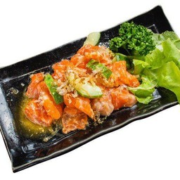 ยำแซลมอนสไตล์ญี่ปุ่น