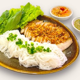 เส้นหมี่คอหมูย่าง