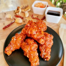 [โปรเดือด] ไก่ทอดซอสเกาหลี 10 ชิ้น